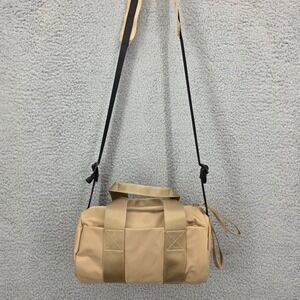 Everlane Tan Nylon Mini Barrel Bag Crossbody Shoulder Strap Purse Shoulder Bag